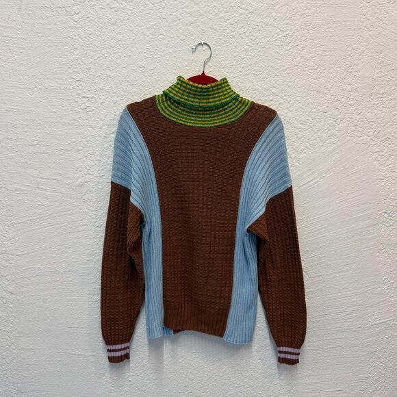OLIVIA LATINOVICH TWEED KNIT SWEATER - Picture 1 of 5